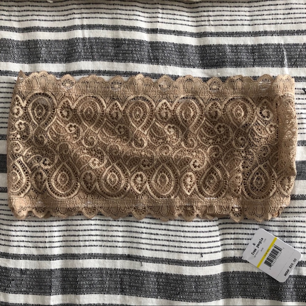Free People NWT Seamless Lace Bandeau
